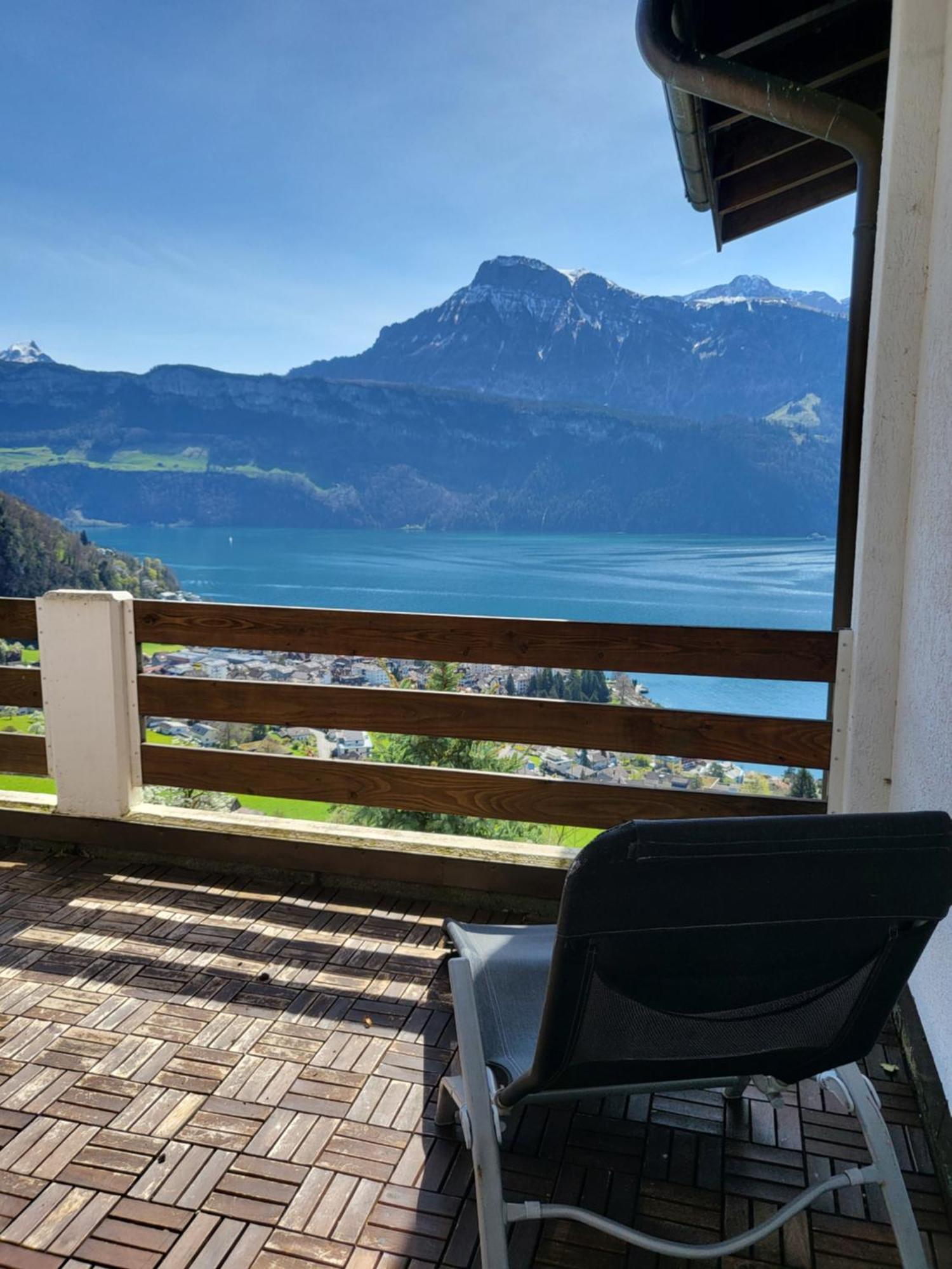 Hotel Platten Apartment Gersau Exterior foto
